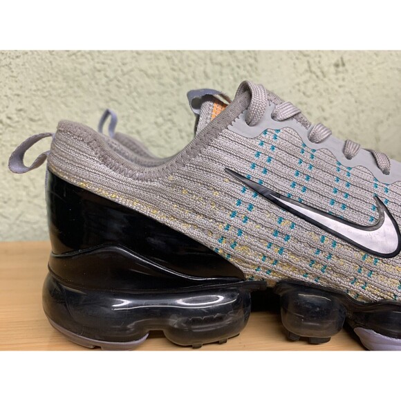 Nike Air Vapormax‎ Flyknit 3 GS Grey Fog Silver Black Sz 6Y BQ5238-007) - Picture 2 of 9